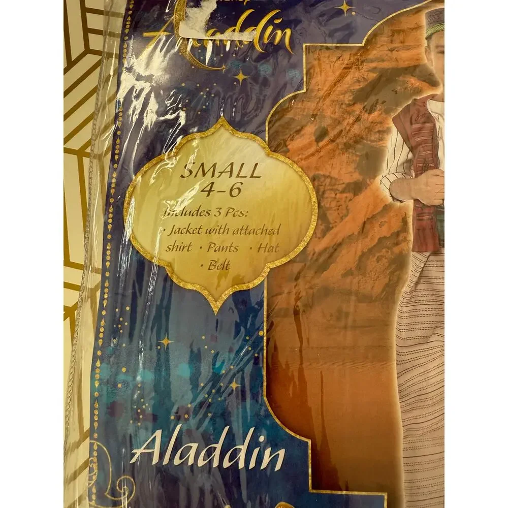Disney Aladdin Kids Costume | Size Small 4 to 6